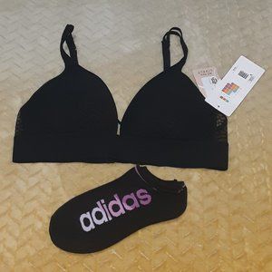 Women's All. You. Lively Black  Wireless Bra Size L NWT-Retail $25.00 + Bonus